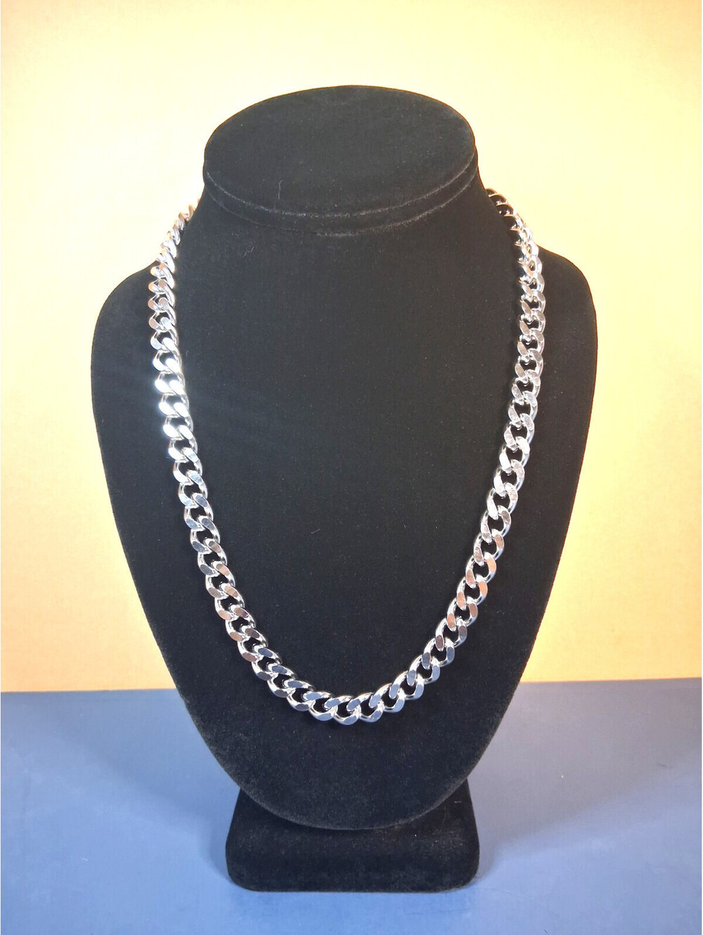 NWOT 20" 10mm Men's Stainless Steel Miami Cuban Link Chain Necklace NEW